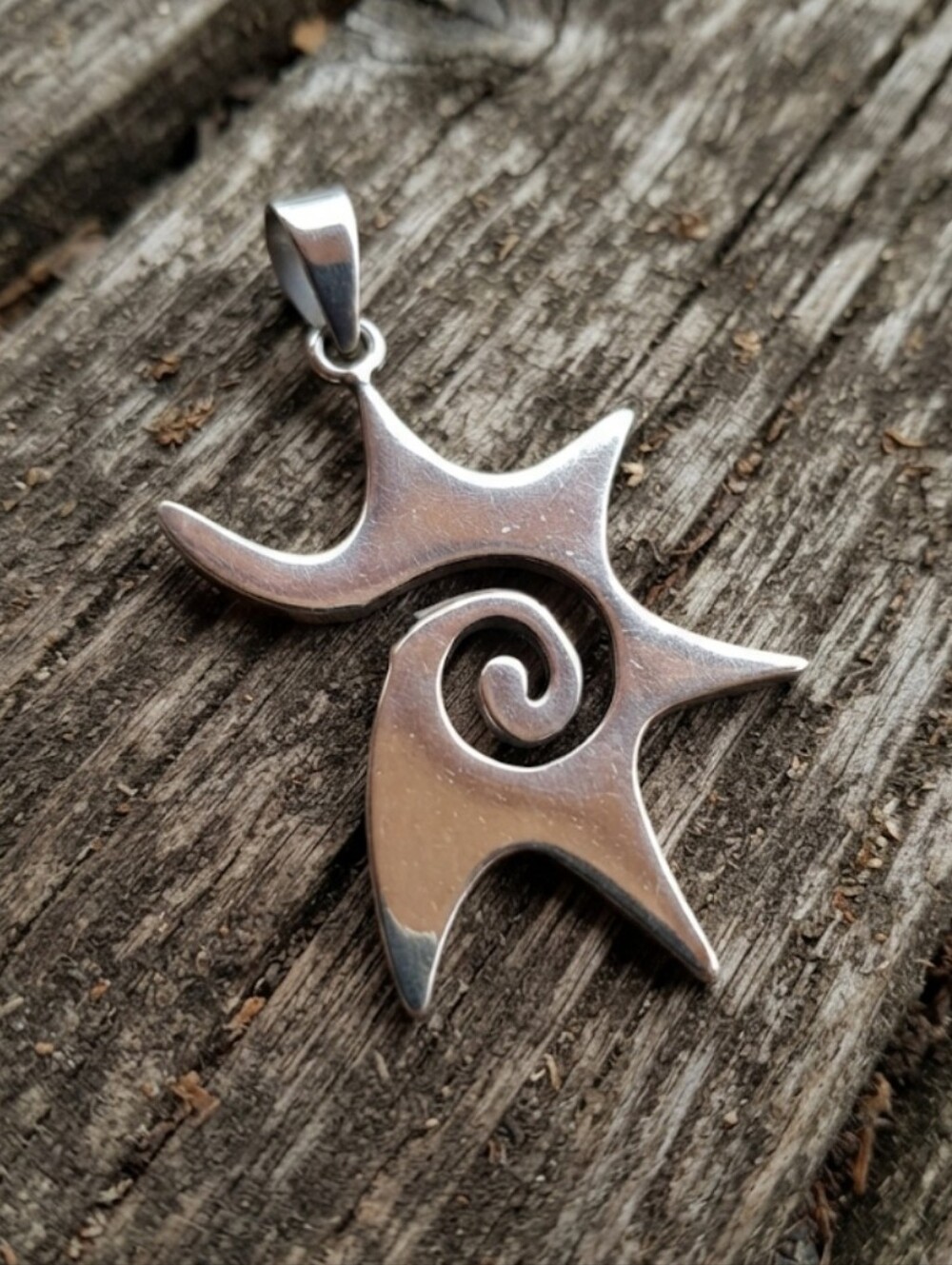 Sterling silver SUN PENDANT - Picture 7 of 12